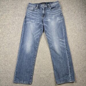Lucky Brand Jeans Mens 33x30 Fits 32x29 Blue Denim 221 Straight Leg Stretch